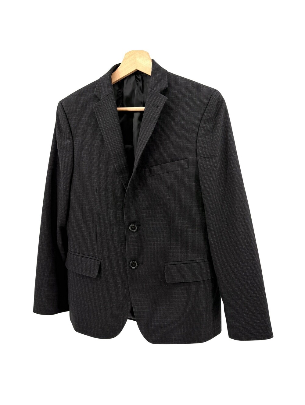 Lauren Ralph Lauren Boys' Dark Gray & Purple Plaid Blazer